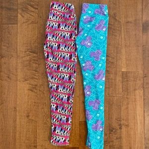 Lularoe Disney Minnie Mouse leggings lot bundle